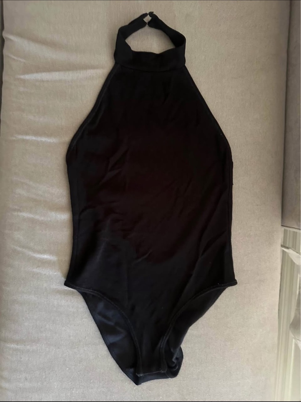 Zara Black Halter Neck Bodysuit